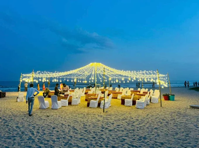 Destination Beach Wedding Lawn